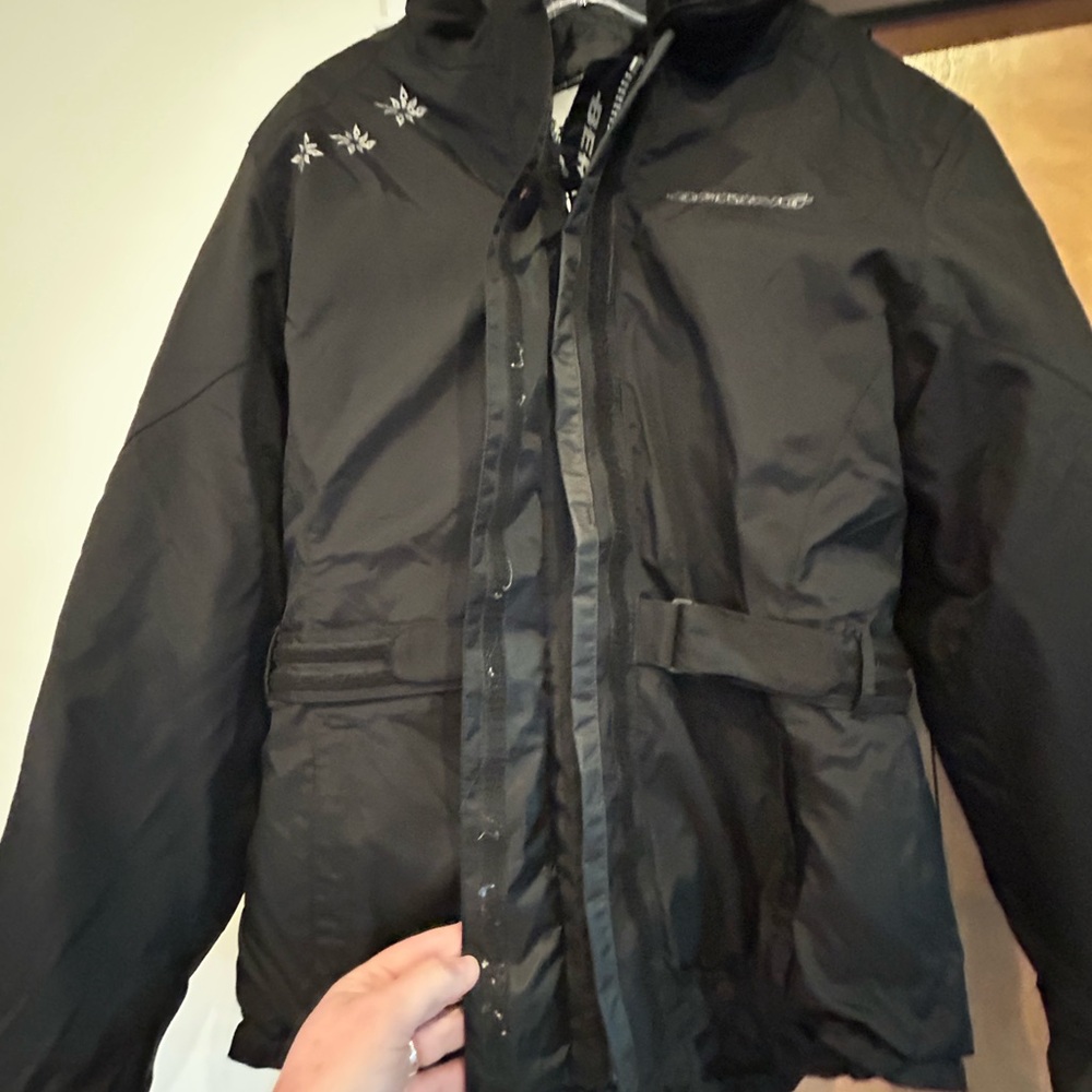 Bering Black Motorcycle Touring Jacket Sz T5 or XL - Picture 6 of 8